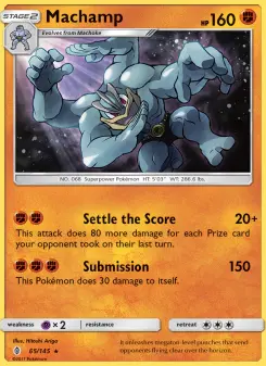 Pokémon-Karte Machamp 065/145