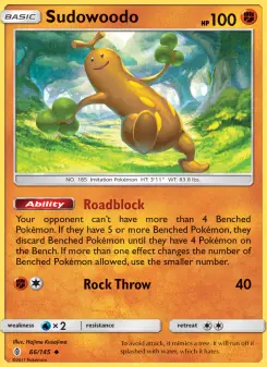 Pokémon-Karte Sudowoodo 066/145