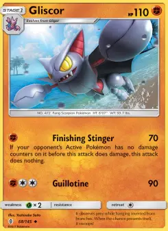 Pokémon-Karte Gliscor 068/145