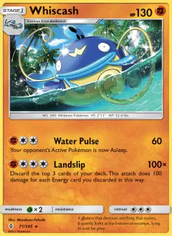 Pokémon-Karte Whiscash 071/145