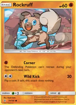 Pokémon-Karte Rockruff 073/145