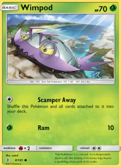 Pokémon-Karte Wimpod 008/145