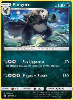 Pokémon-Karte Pangoro 082/145