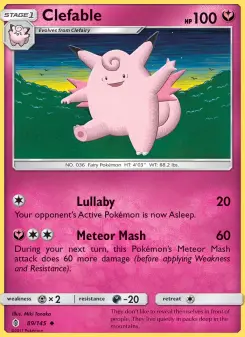 Pokémon-Karte Clefable 089/145