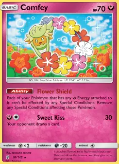 Pokémon-Karte Comfey 093/145
