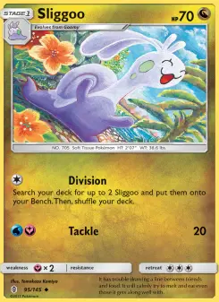 Pokémon-Karte Sliggoo 095/145