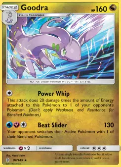 Pokémon-Karte Goodra 096/145