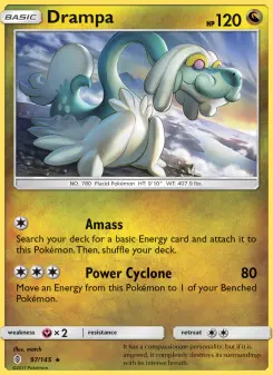 Pokémon-Karte Drampa 097/145