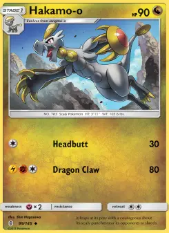 Pokémon-Karte Hakamo-o 099/145