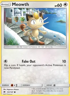 Pokémon-Karte Meowth 101/147