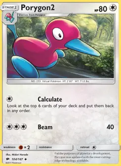 Pokémon-Karte Porygon2 104/147