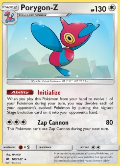 Pokémon-Karte Porygon-Z 105/147