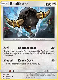 Pokémon-Karte Bouffalant 108/147