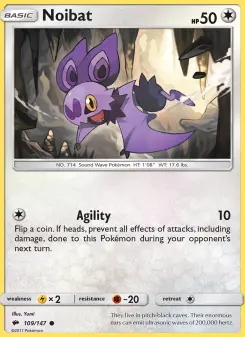 Pokémon-Karte Noibat 109/147