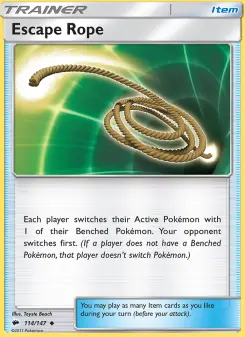 Pokémon-Karte Escape Rope 114/147