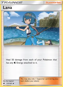Pokémon-Karte Lana 117/147