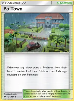 Pokémon-Karte Po Town 121/147
