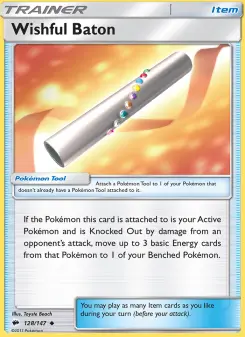 Pokémon-Karte Wishful Baton 128/147