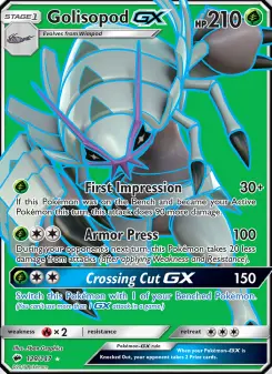 Pokémon-Karte Golisopod GX 129/147