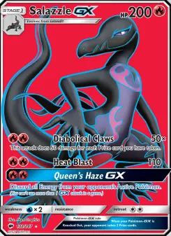 Pokémon-Karte Salazzle GX 132/147