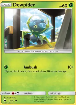 Pokémon-Karte Dewpider 014/147