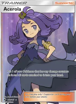 Pokémon-Karte Acerola 142/147