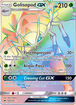 Pokémon-Karte Golisopod GX 148/147