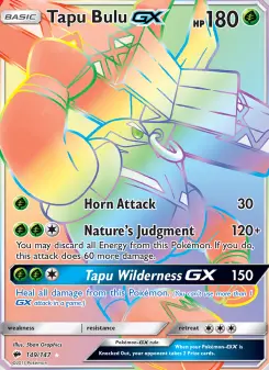 Pokémon-Karte Tapu Bulu GX 149/147