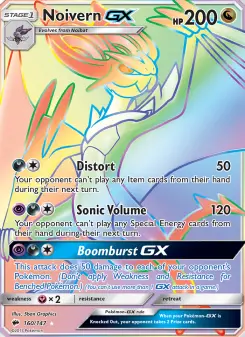 Pokémon-Karte Noivern GX 160/147