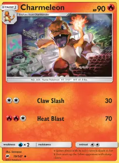 Pokémon-Karte Charmeleon 019/147