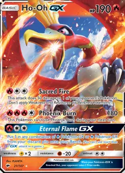 Pokémon-Karte Ho-Oh GX 021/147