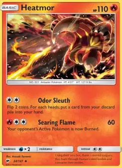 Pokémon-Karte Heatmor 024/147