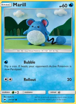 Pokémon-Karte Marill 034/147