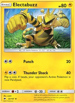 Pokémon-Karte Electabuzz 042/147