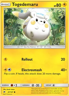 Pokémon-Karte Togedemaru 047/147