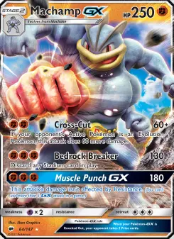 Pokémon-Karte Machamp GX 064/147
