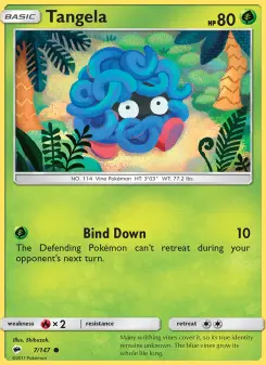 Pokémon-Karte Tangela 007/147