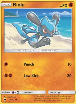 Pokémon-Karte Riolu 070/147
