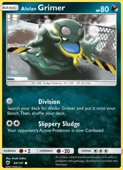 Pokémon-Karte Alolan Grimer 083/147