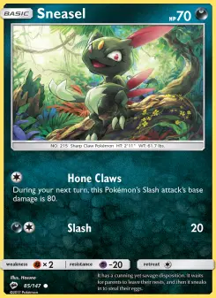 Pokémon-Karte Sneasel 085/147