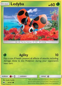 Pokémon-Karte Ledyba 009/147