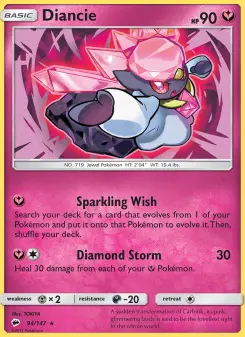 Pokémon-Karte Diancie 094/147