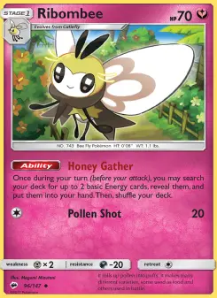 Pokémon-Karte Ribombee 096/147