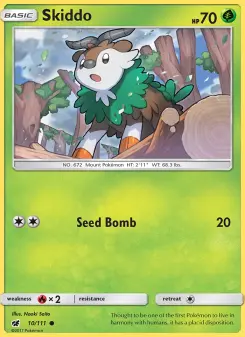 Pokémon-Karte Skiddo 010/111