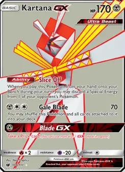 Pokémon-Karte Kartana GX 106/111