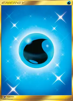 Pokémon-Karte Water Energy 124/111