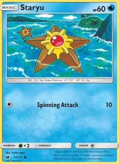 Pokémon-Karte Staryu 015/111