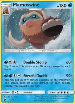 Pokémon-Karte Mamoswine 021/111