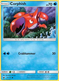 Pokémon-Karte Corphish 024/111