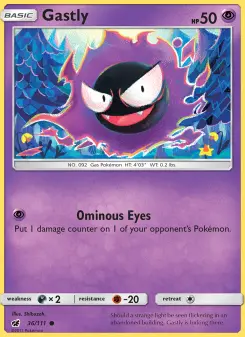 Pokémon-Karte Gastly 036/111